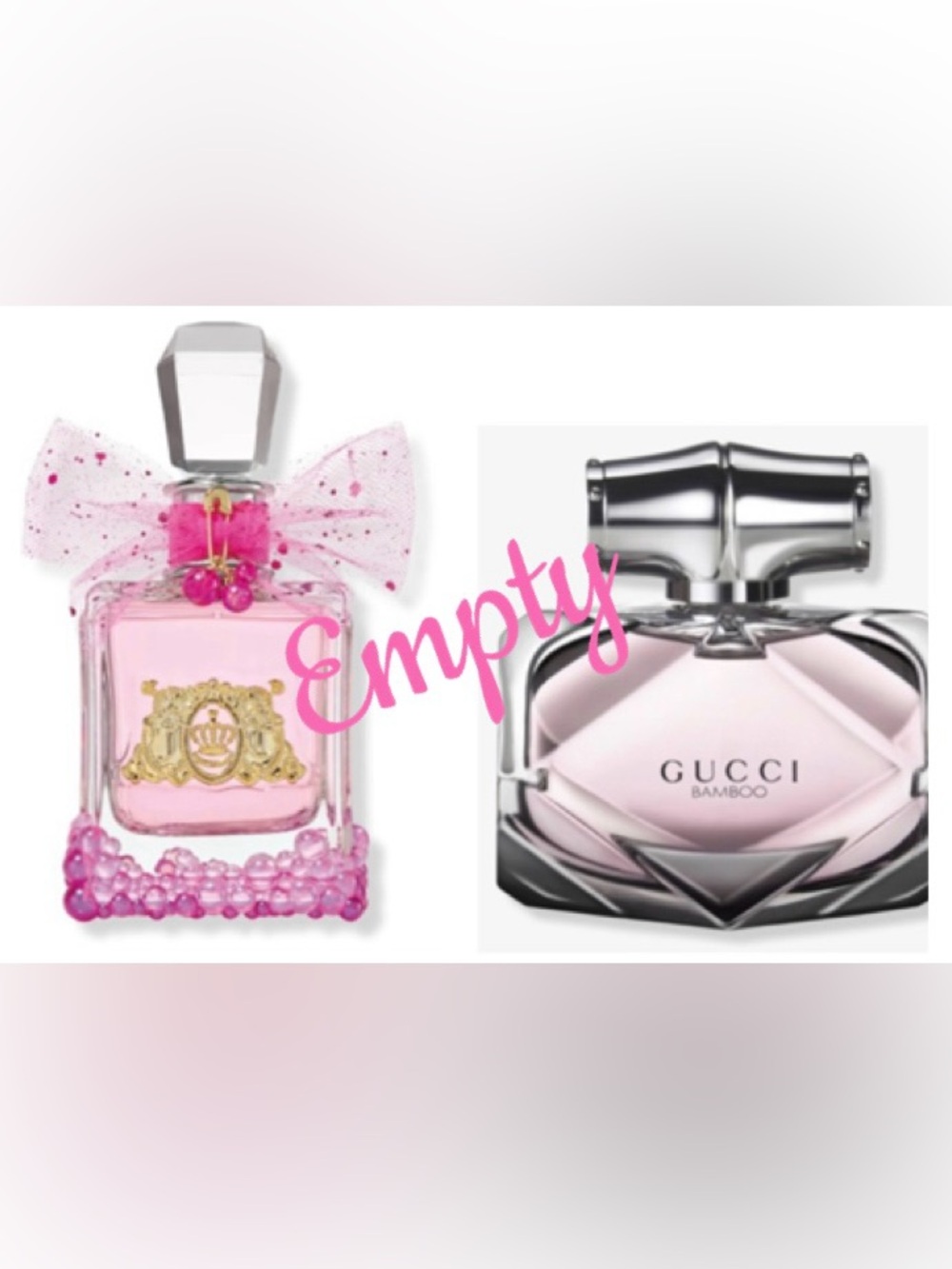 “Empty” Gucci Bamboo, Viva La Juicy Le Bubbly, NIB